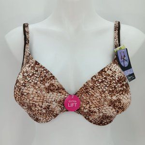 BALI FULL FIGURE LIFT BRA  BROWN UNDERWIRE SIZE 42B (AI79)